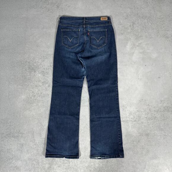 Levi's 512 Perfectly Shaping Bootcut Jeans Dark Wash - Size: 16M - Picture 8 of 10